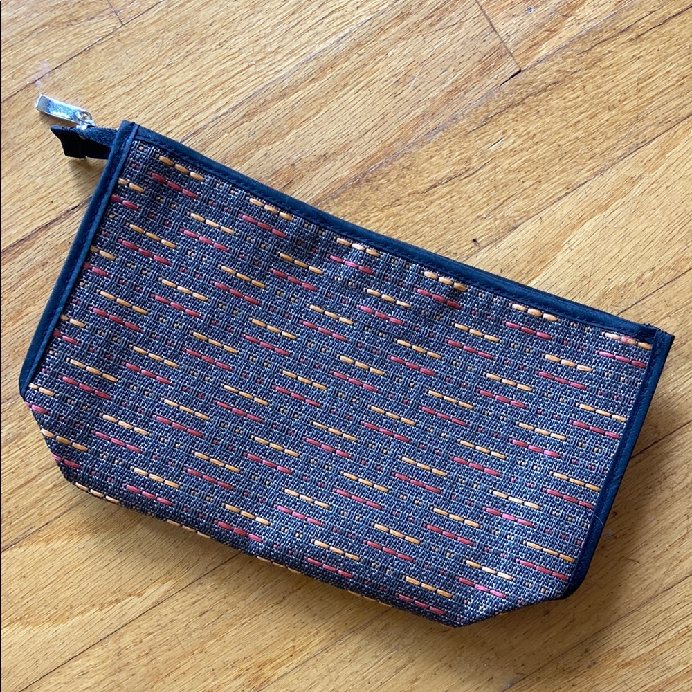 D.O.T. Designs on Travel Woven Cosmetic Bag/Clutch NWOT